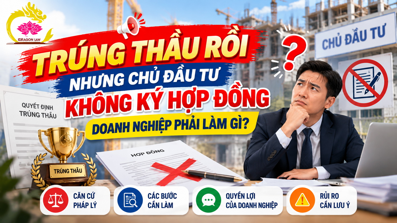 Trúng thầu rồi nhưng chủ đầu tư không ký hợp đồng – doanh nghiệp phải làm gì?